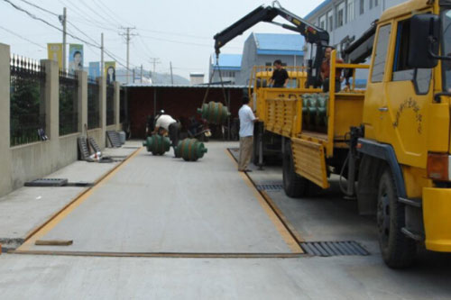 江西方大特鋼新建6號、7號大地磅投入運行